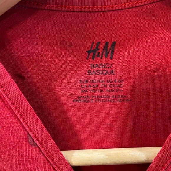 Mix & Match 3 for $30 _  H& M red girls cotton dress - Picture 4 of 10